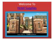 hotel supplies