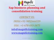 sap business planning and consolidation training