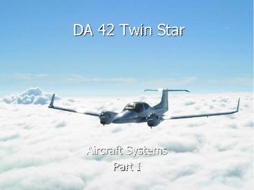 DA 42 Twin Star