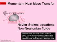 Momentum Heat Mass Transfer