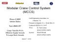 Modular Crane Control System (MCCS) PowerPoint PPT Presentation