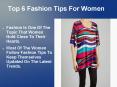 Top 6 Fashion Tips For Women PowerPoint PPT Presentation