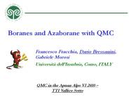 Boranes and Azaborane with QMC
