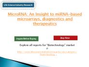 miRNA Highlights, Challenges, and Advances in R&D