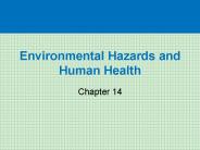 Environmental Hazards and Human Health