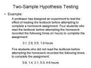 Two-Sample Hypothesis Testing