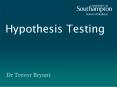 Hypothesis Testing PowerPoint PPT Presentation