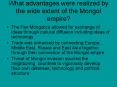 What advantages were realized by the wide extent of the Mongol empire? PowerPoint PPT Presentation
