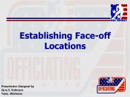 Establishing Face-off Locations