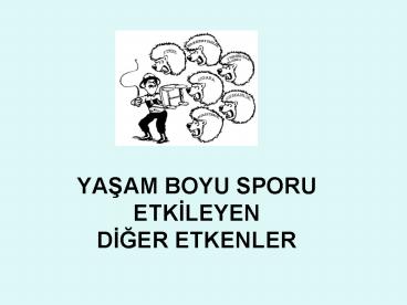YASAM BOYU SPORU ETKILEYEN DIGER ETKENLER