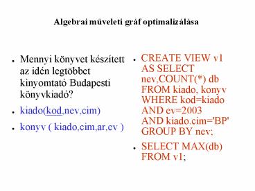 Algebrai muveleti gr