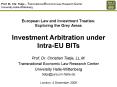 European Law and Investment Treaties: Exploring the Grey Areas PowerPoint PPT Presentation