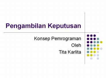 Pengambilan Keputusan