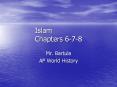 Islam Chapters 6-7-8 PowerPoint PPT Presentation