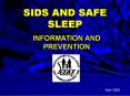 SIDS AND SAFE SLEEP PowerPoint PPT Presentation
