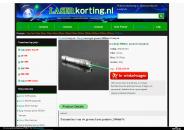 Hoog vermogen groene 2000mw laserpen
