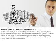 Prasad Nettem- Dedicated Professional