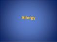 Allergy PowerPoint PPT Presentation
