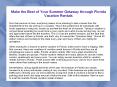 Make the Best of Your Summer Getaway through Florida Vacation Rentals PowerPoint PPT Presentation