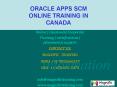 oracle apps scm online training in canada PowerPoint PPT Presentation