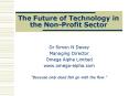 The Future of Technology in the Non-Profit Sector PowerPoint PPT Presentation