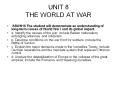 UNIT 8 THE WORLD AT WAR PowerPoint PPT Presentation