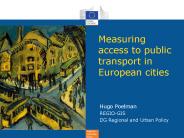 Measuring access to public transport in European cities