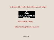 A Dream Chevrolet Car within your budget
