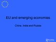 EU and emerging economies PowerPoint PPT Presentation