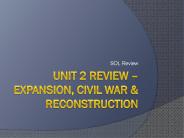 Unit 2 Review 