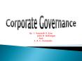 Corporate Governance PowerPoint PPT Presentation