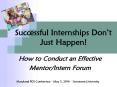 Successful Internships Don PowerPoint PPT Presentation