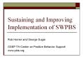 Sustaining and Improving Implementation of SWPBS PowerPoint PPT Presentation
