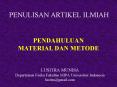 PENULISAN ARTIKEL ILMIAH PowerPoint PPT Presentation