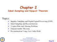 Chapter 2  Ideal Sampling and Nyquist Theorem