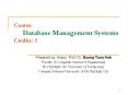 Course:    Database Management Systems Credits: 3 PowerPoint PPT Presentation