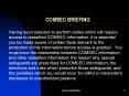 COMSEC BRIEFING PowerPoint PPT Presentation