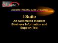 I-SUITE  Incident Suite of Applications PowerPoint PPT Presentation