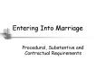 Entering Into Marriage PowerPoint PPT Presentation