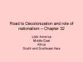 Road to Decolonization and role of nationalism  PowerPoint PPT Presentation
