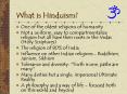 What is Hinduism? PowerPoint PPT Presentation