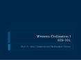Western Civilization I HIS-101 PowerPoint PPT Presentation