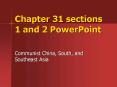 Chapter 31 sections 1 and 2 PowerPoint PowerPoint PPT Presentation