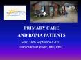 PRIMARY CARE AND ROMA PATIENTS PowerPoint PPT Presentation