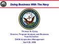 Doing Business with the Navy - Overland Park KS PowerPoint PPT Presentation