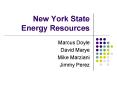 New York State Energy Resources PowerPoint PPT Presentation
