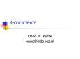 K-commerce PowerPoint PPT Presentation
