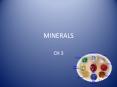 MINERALS PowerPoint PPT Presentation