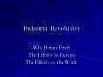 Industrial Revolution PowerPoint PPT Presentation