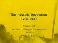 The Industrial Revolution 1700-1900 PowerPoint PPT Presentation